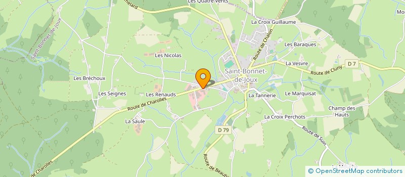 localisation de l'entreprise SOCIETE BERNIGAL à SAINT-BONNET-DE-JOUX