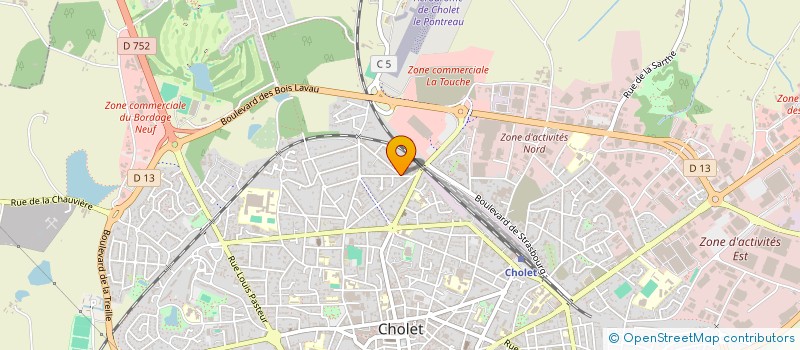 localisation de l'entreprise SOCIETE BERRICHONNE D'EMBALLAGE INDUSTRIEL à BREST