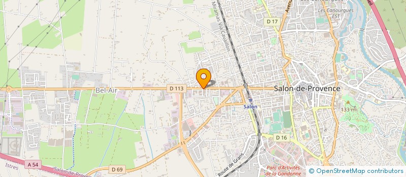 localisation de l'entreprise SOCIETE BERROISE DE TRAVAUX PUBLICS à SALON-DE-PROVENCE
