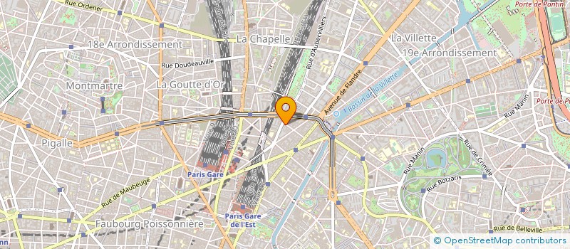 localisation de l'entreprise SOCIETE BERTY à PARIS