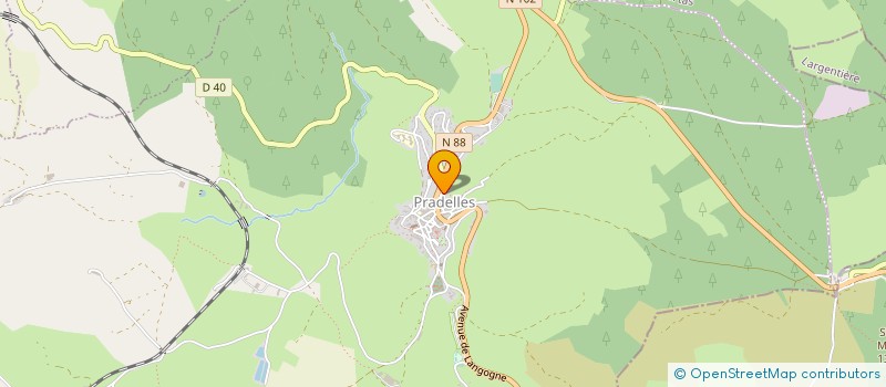 localisation de l'entreprise SOCIETE BETHE ET MERCIER à PRADELLES