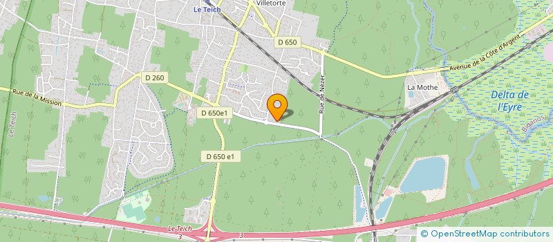 localisation de l'entreprise SOCIETE BEYNEL DE DISTRIBUTION SOBEDIS à LE TEICH