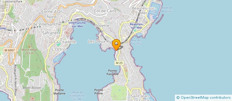 localisation de l'entreprise SOCIETE BG CONSULTING  SAINT-JEAN-CAP-FERRAT