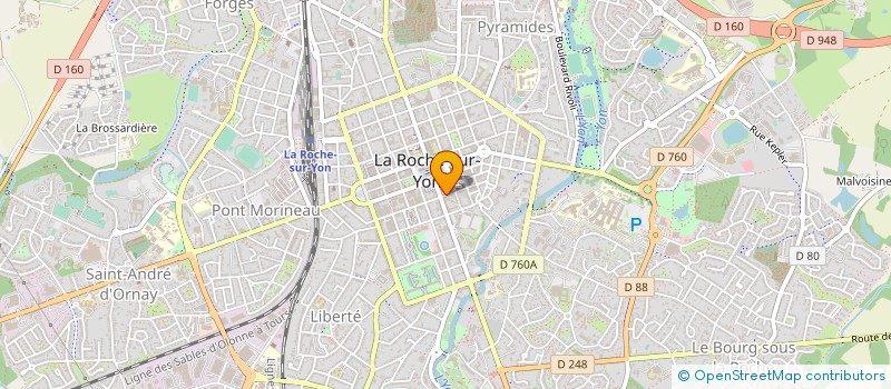 localisation de l'entreprise SOCIETE BIBARD à LA ROCHE-SUR-YON