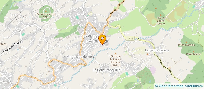 localisation de l'entreprise SOCIETE BICHET ET FILS à LE TAMPON