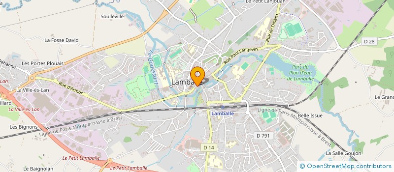localisation de l'entreprise SOCIETE BIENVENU à LAMBALLE-ARMOR
