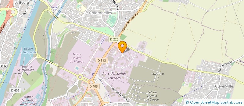 localisation de l'entreprise SOCIETE BIGARE  COLOMBELLES