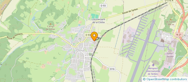 localisation de l'entreprise SOCIETE BIGOURDANE DU MEUBLE  OSSUN