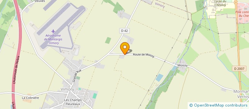 localisation de l'entreprise SOCIETE BILLAULT ET FILS à MORMANT-SUR-VERNISSON