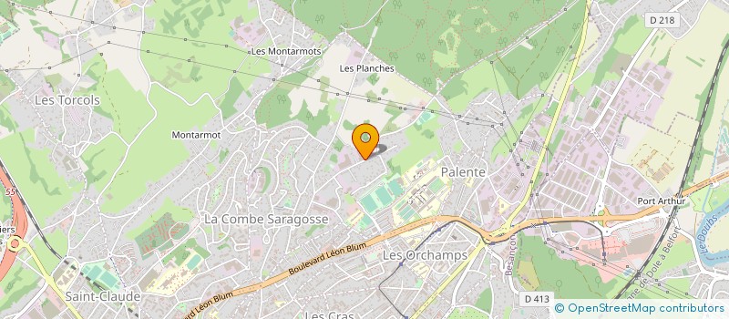 localisation de l'entreprise SOCIETE BISONTINE D'ELECTRICITE INDUSTRIELLE à BESANCON