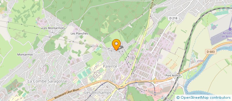 localisation de l'entreprise SOCIETE BISONTINE DE CABLAGE ELECTRIQUE à BESANCON