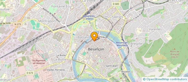 localisation de l'entreprise SOCIETE BISONTINE DU PONT NEUF à BESANCON
