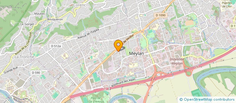 localisation de l'entreprise SOCIETE BLACHE SARL à MEYLAN