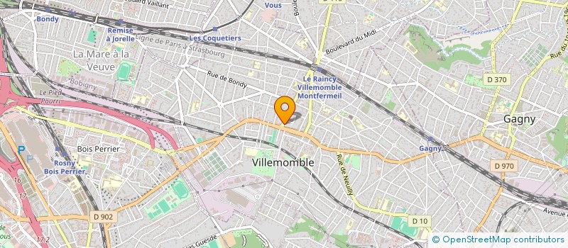 localisation de l'entreprise SOCIETE BLANCHARD AVENUE DU RAINCY à VILLEMOMBLE