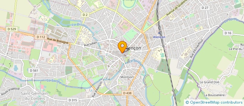 localisation de l'entreprise SOCIETE BLANCHE-VETEMENTS à ALENCON