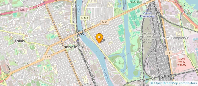 localisation de l'entreprise SOCIETE BLANCK ET COMPAGNIE  CHOISY-LE-ROI