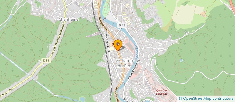 localisation de l'entreprise SOCIETE BLAUDEZ à EPINAL