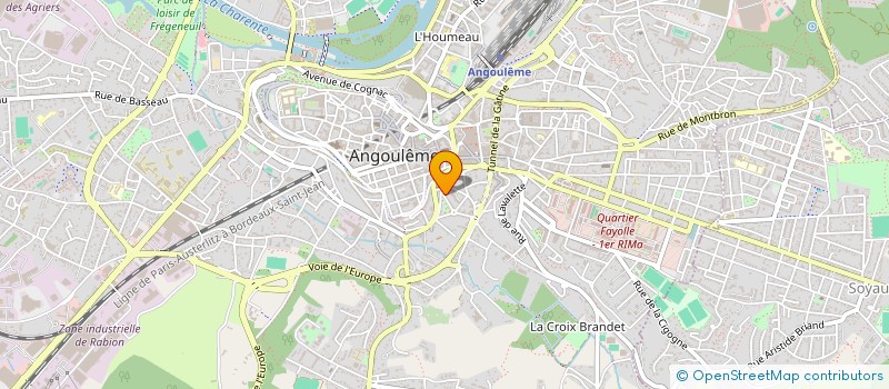 localisation de l'entreprise SOCIETE BLOIS FILS  ANGOULEME
