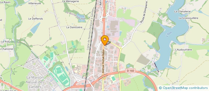 localisation de l'entreprise SOCIETE BLONDEAU à LA ROCHE-SUR-YON