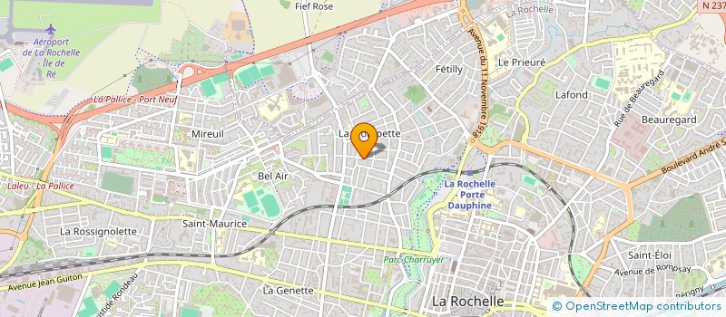 localisation de l'entreprise SOCIETE BMH  LA ROCHELLE