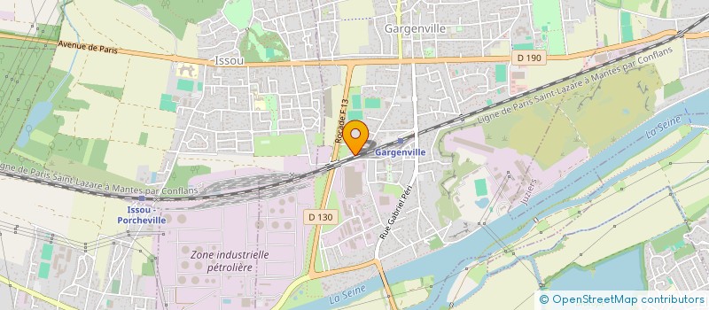 localisation de l'entreprise SOCIETE BONAZZI  GARGENVILLE