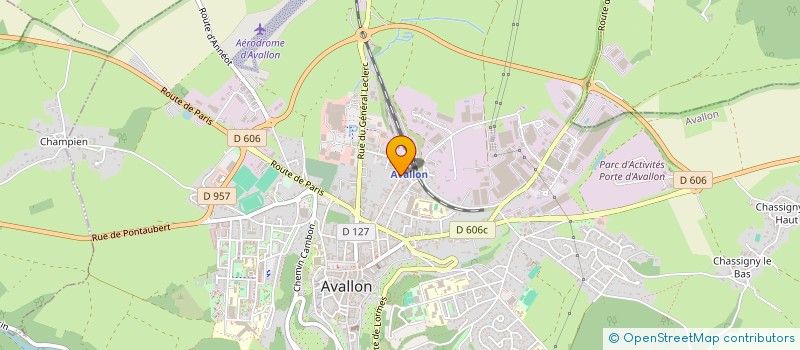localisation de l'entreprise SOCIETE BONFILS ET COMPAGNIE à AVALLON