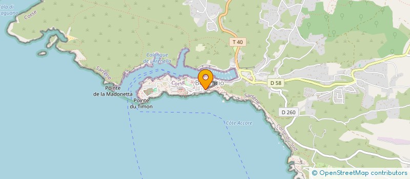 localisation de l'entreprise SOCIETE BONIFACIENNE DE DISTRIBUTION à BONIFACIO