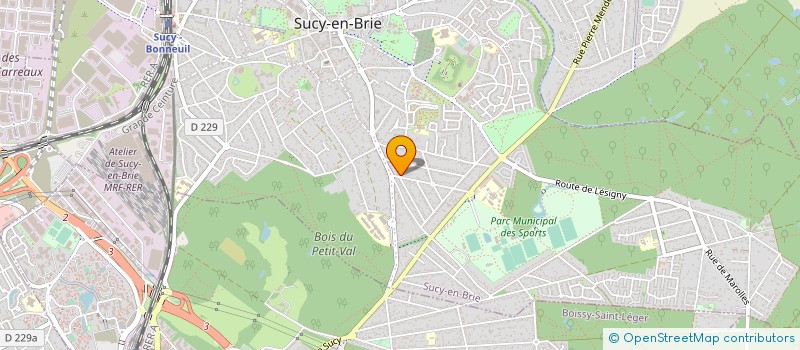 localisation de l'entreprise SOCIETE BONNET  SUCY-EN-BRIE