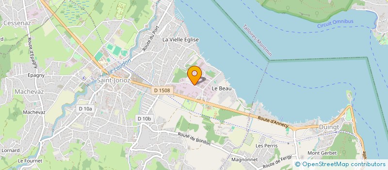 localisation de l'entreprise SOCIETE BONNET VAGNARD à SAINT-JORIOZ