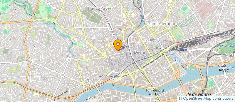 localisation de l'entreprise SOCIETE BONNEVILLE à NANTES