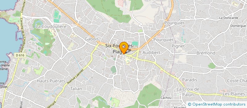 localisation de l'entreprise SOCIETE BONNUS PERE ET FILS à SIX-FOURS-LES-PLAGES