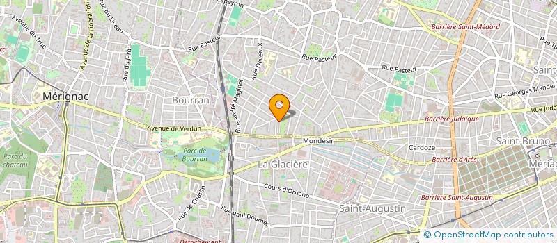 localisation de l'entreprise SOCIETE BORDELAISE D'AQUARELLE  BORDEAUX