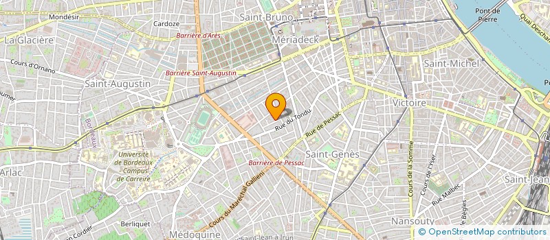 localisation de l'entreprise SOCIETE BORDELAISE DE COURTAGE à BORDEAUX