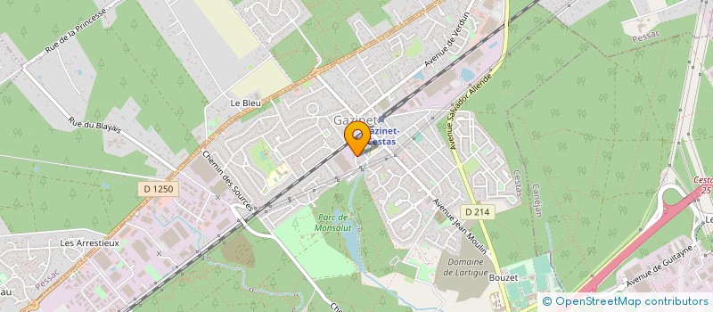 localisation de l'entreprise SOCIETE BORDELAISE DE GESTION à CESTAS