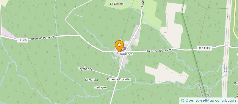 localisation de l'entreprise SOCIETE BORDELAISE DE PEINTURE  SAINT-MAGNE