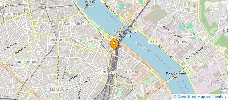 localisation de l'entreprise SOCIETE BORDELAISE HOTELIERE  BORDEAUX