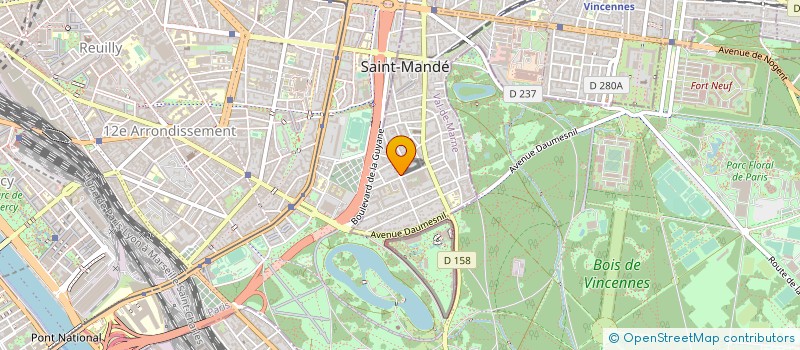 localisation de l'entreprise SOCIETE BORDIEU à SAINT-MANDE