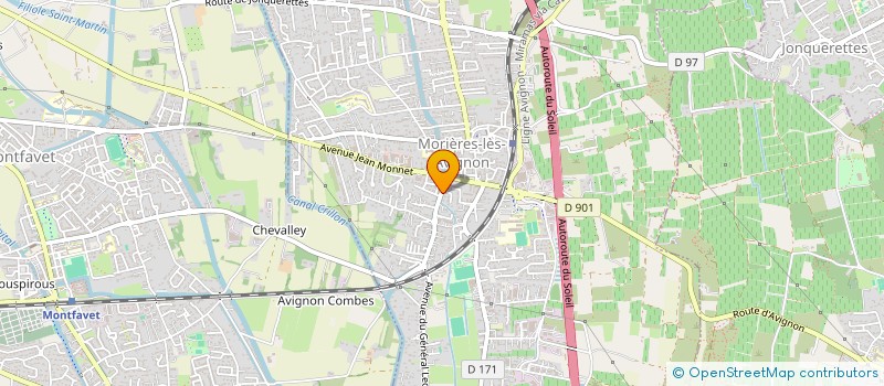 localisation de l'entreprise SOCIETE BOTANIQUE DU VAUCLUSE  MORIERES-LES-AVIGNON