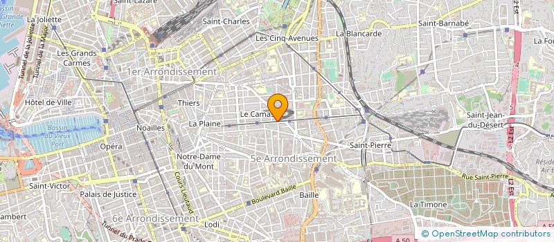 localisation de l'entreprise SOCIETE BOUCHERIE CHAVE à MARSEILLE