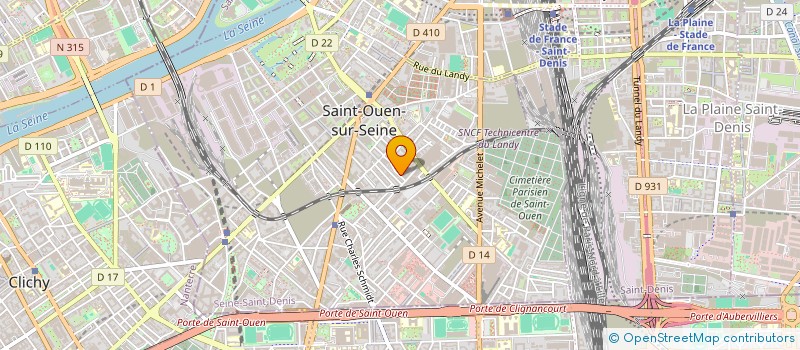 localisation de l'entreprise SOCIETE BOUFFLET à SAINT-OUEN-SUR-SEINE