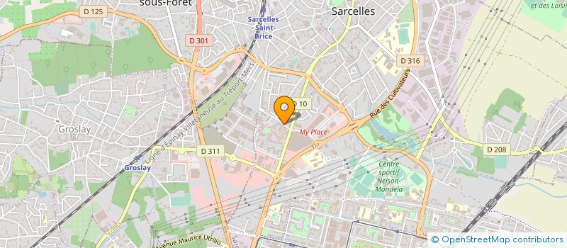 localisation de l'entreprise SOCIETE BOULANGERE DE SARCELLES  SARCELLES