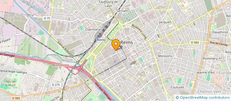 localisation de l'entreprise SOCIETE BOULEY  REIMS