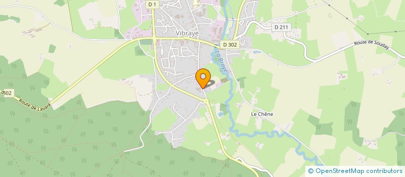 localisation de l'entreprise SOCIETE BOULIFARD à VIBRAYE