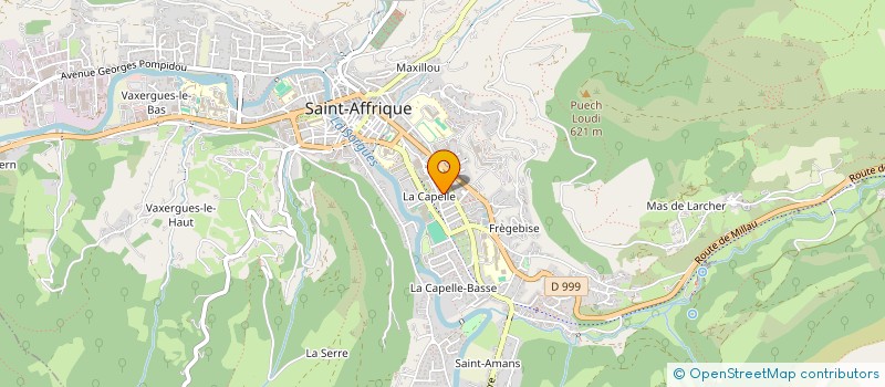 localisation de l'entreprise SOCIETE BOULLOT  SAINT-AFFRIQUE