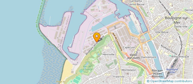 localisation de l'entreprise SOCIETE BOULONNAISE DE POINTAGE  LE PORTEL