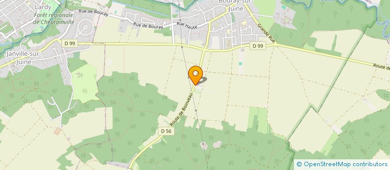 localisation de l'entreprise SOCIETE BOURAYSIENNE DE VRD  BOURAY-SUR-JUINE