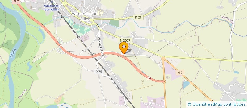 localisation de l'entreprise SOCIETE BOURBONNAISE DU BATIMENT à VARENNES SUR ALLIER