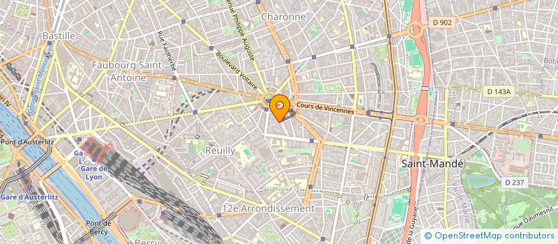 localisation de l'entreprise SOCIETE BOURGEOIS FRERES à PARIS