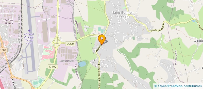 localisation de l'entreprise SOCIETE BOURGIN à SAINT-BONNET-LES-OULES