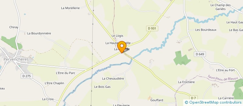 localisation de l'entreprise SOCIETE BOURGOUIN à SAINT-JOUIN-DE-BLAVOU